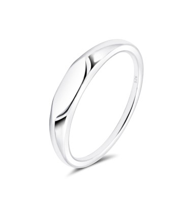Signet Plain Silver Ring NSR-4339